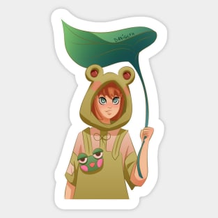 Toad girl Sticker